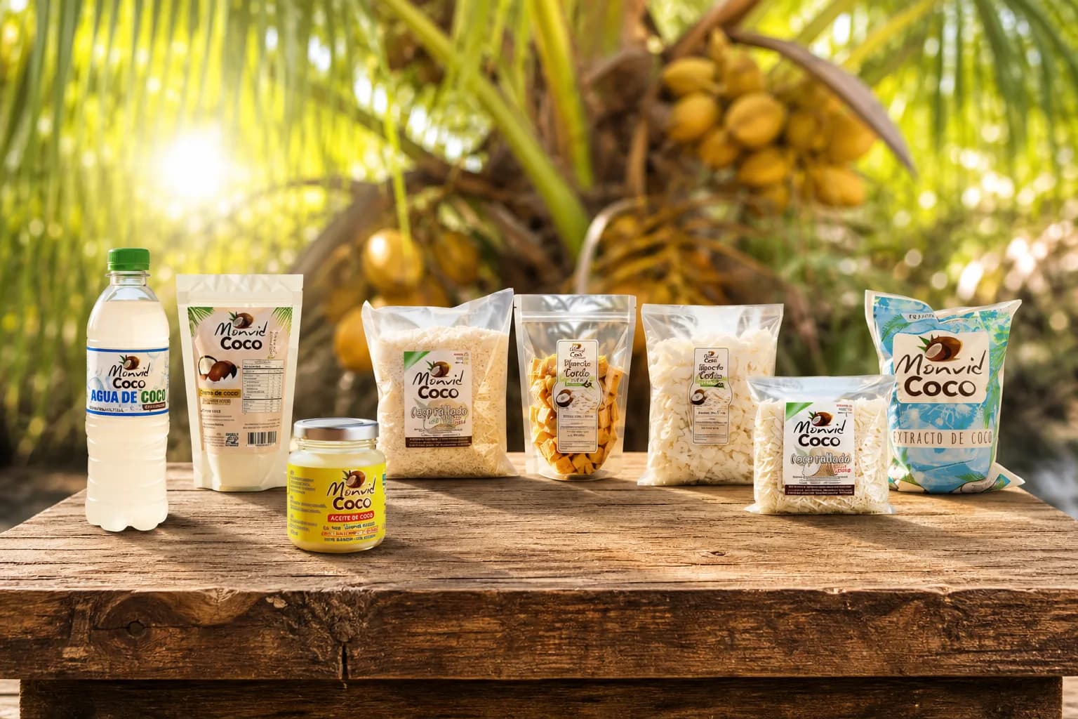 Productos de coco Monvid Coco